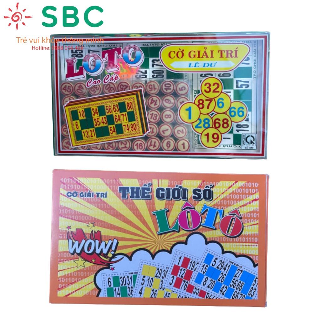 Cờ Loto giải trí cao cấp chơi vui - chọn mẫu gỗ hoặc nhựa - Cờ Lô Tô