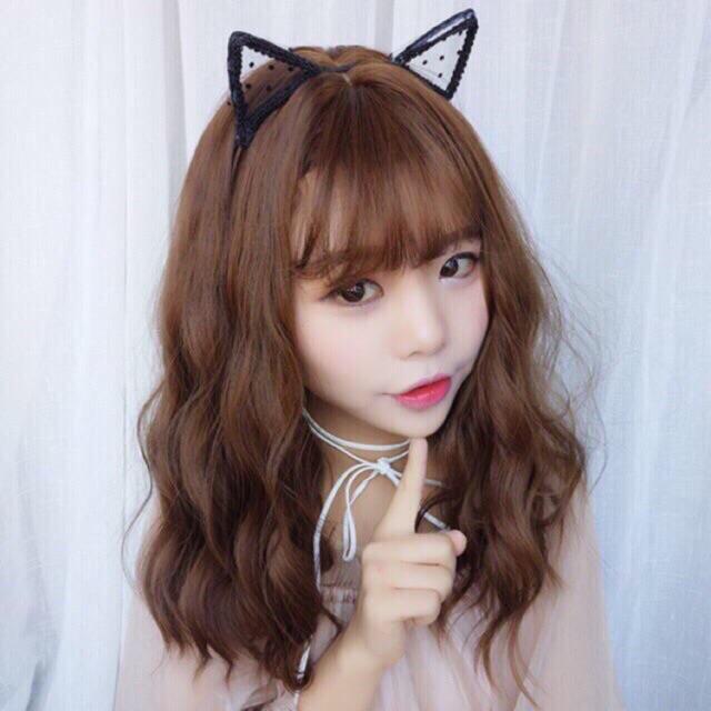 Tóc giả nguyên đầu xù lửng️ - Tặng lưới chùm tóc