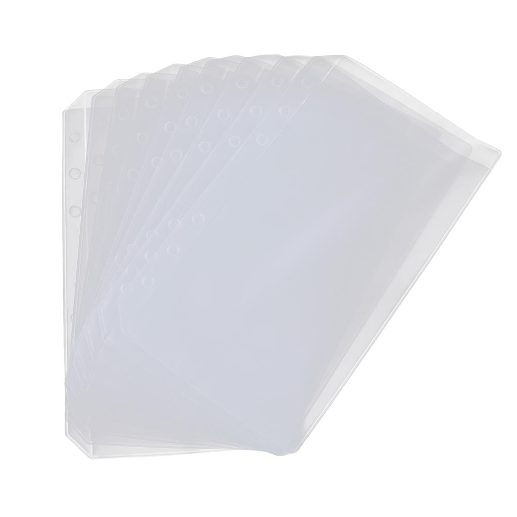 2x10 Binder Pockets 6 Holes Notebook Binder Loose Leaf Bag A6 1