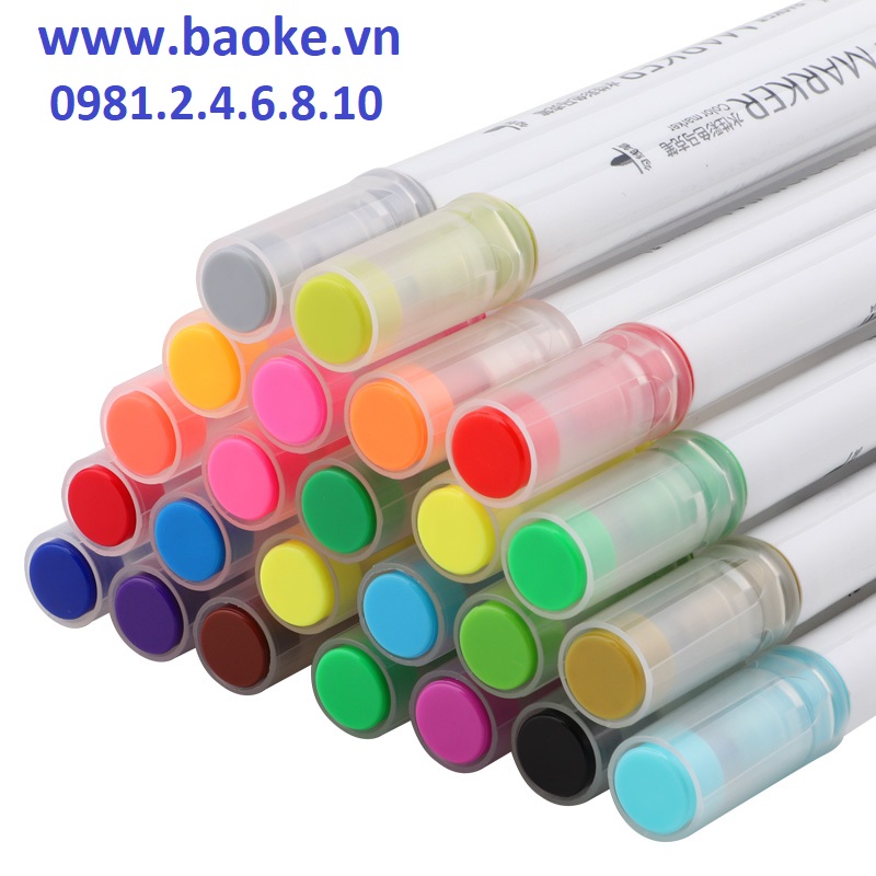 Bút lông hai đầu Marker Baoke - D289 