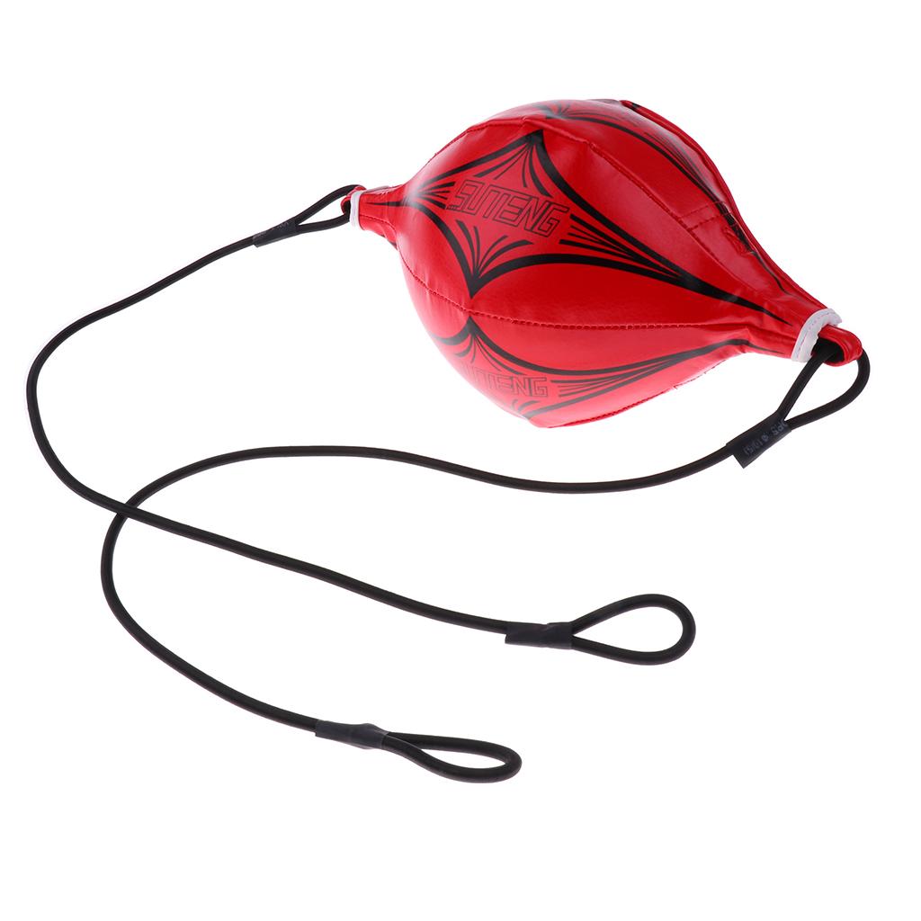 Double End Boxing Speed Ball Punching Bag Fitness Speed Training Ball Red