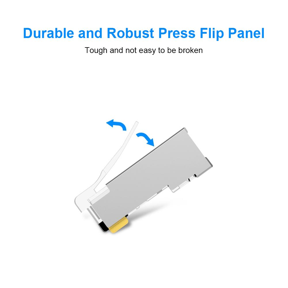 Đầu nối cáp Ethernet pha lê mạ vàng 8P8C CAT5E RJ45 cao cấp chuyên dụng