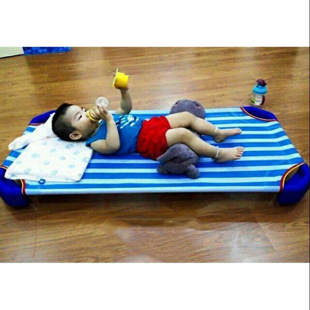 GIƯỜNG LƯỚI MẦM NON CHO BÉ 60CM x 1M- HÀNG LOẠI 1- CHẮC CHẮN VÀ THOÁNG MÁT