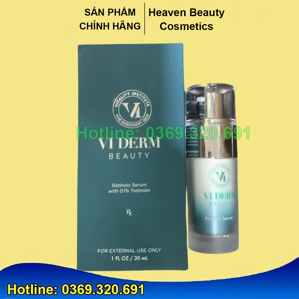 VI Derm Beauty Retinoic Serum – Tinh Chất Giảm Mụn, Chống Lão Hóa 30ml