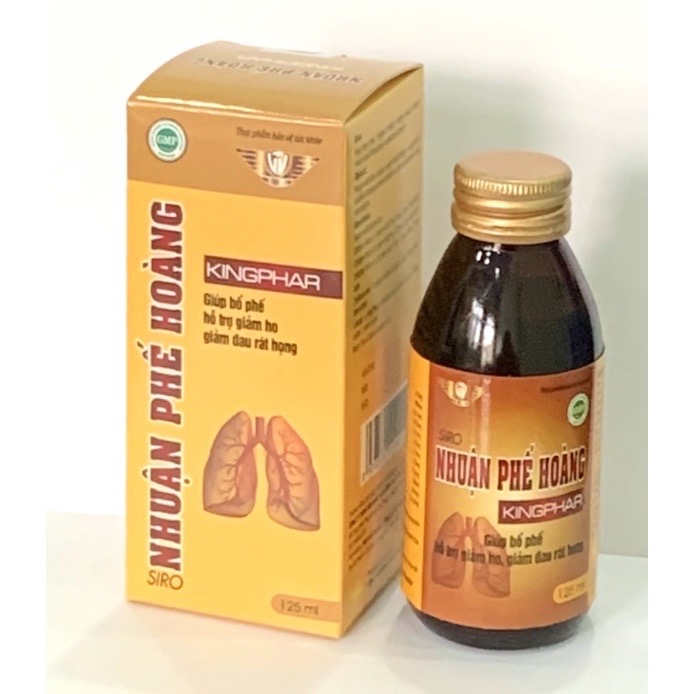 Siro Nhuận Phế Hoàng Kingphar Vinh Thịnh Vượng VV , chaic125ml giảm ho, bổ phế, long đờm