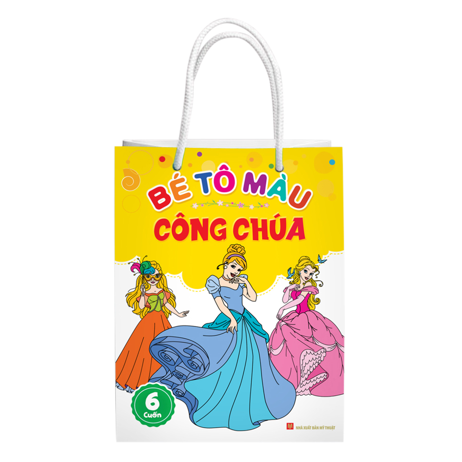 Túi Bé Tô Màu Công Chúa ( 6 Cuốn )