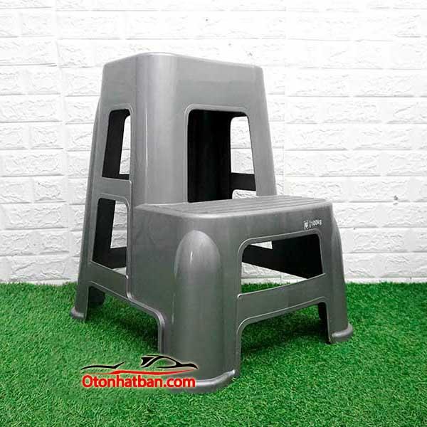 Ghế 2 tầng rửa xe ô tô bằng nhựa PVC cao cấp siêu cứng, siêu bền chiều cao 60cm chống trơn trượt