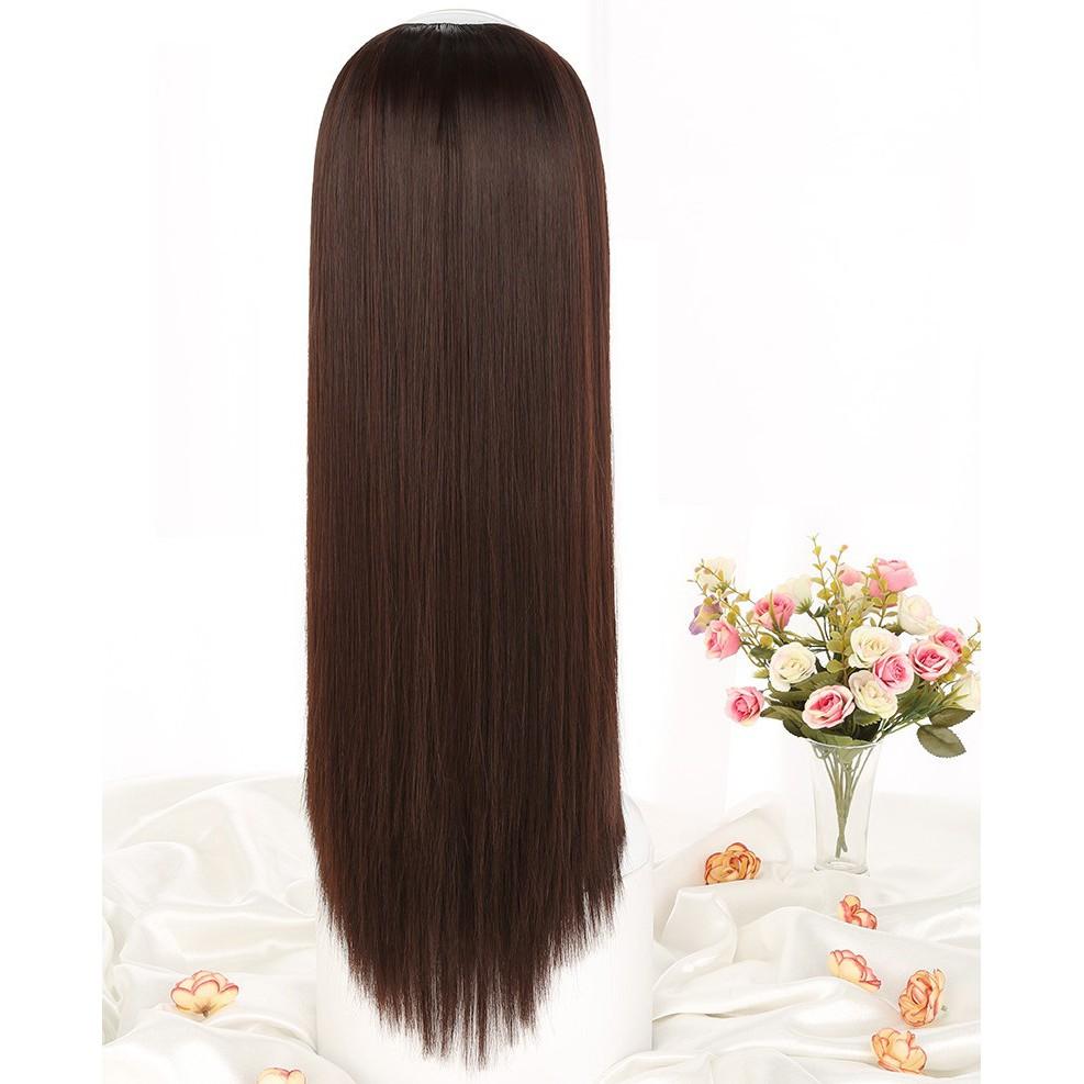 Tóc giả kẹp U thẳng cao cấp 9125