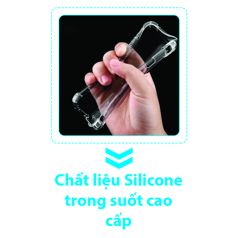 Ốp Lưng Chống Sốc cho Iphone 11 - Dẻo Trong - Hàng Chính Hãng