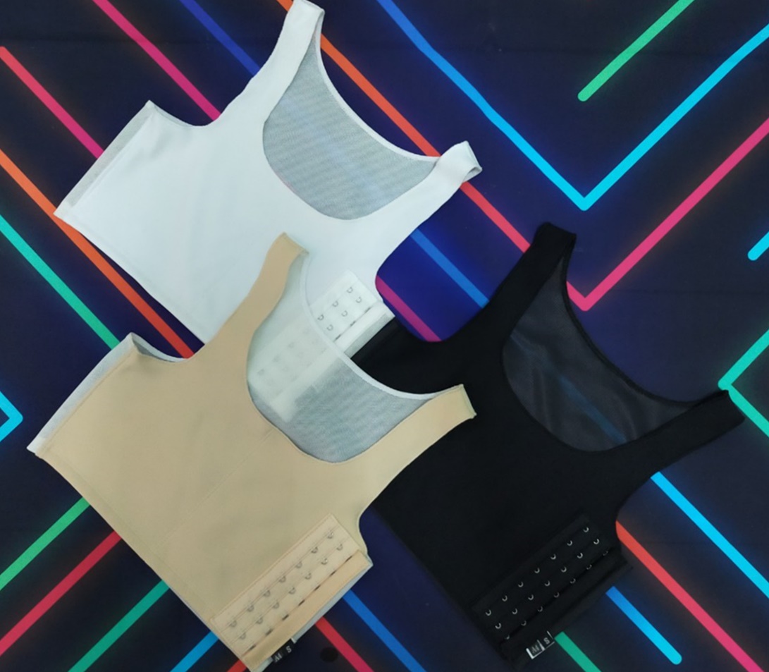 Áo nịt không gen móc gài hông trái Tomboy Transguy