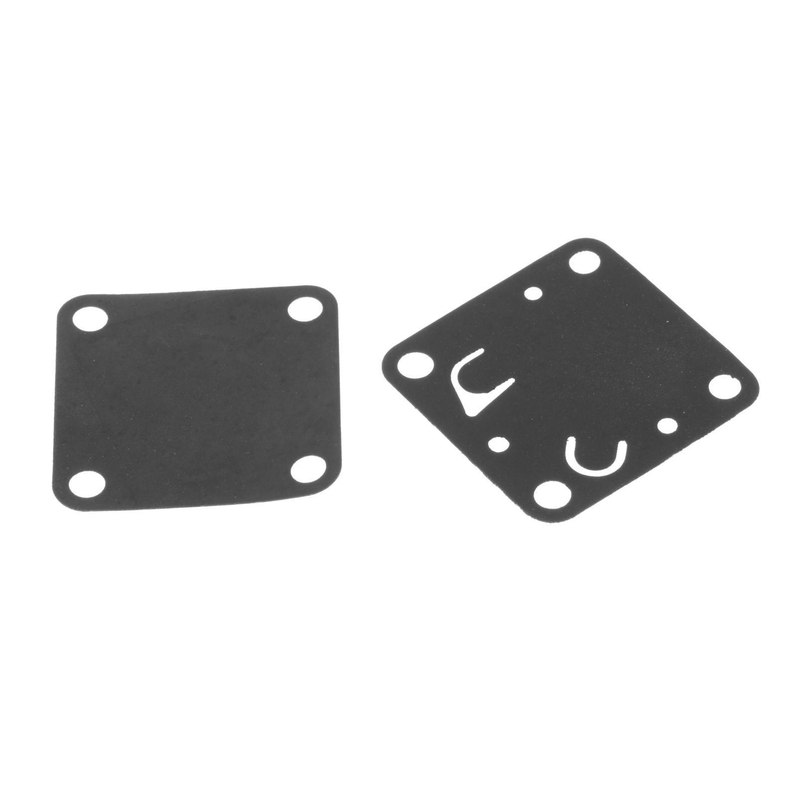 2 Pieces Fuel Pump Diaphragm Kit 6E0-24471-00 6E0-24411-00 for Yamaha 4 5HP Outboard
