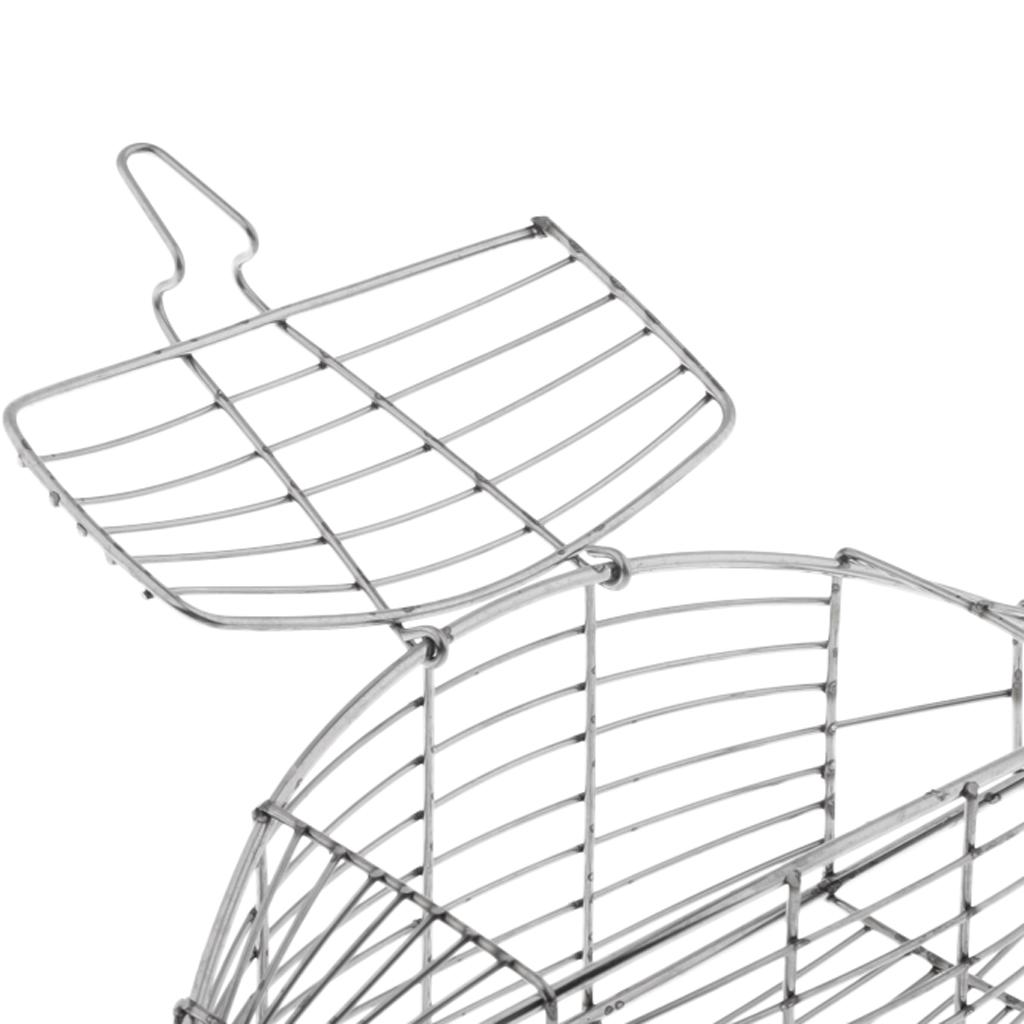 Stainless Steel In Line Wire Cage Bait Fishing Feeder Carp Fishing Tackle