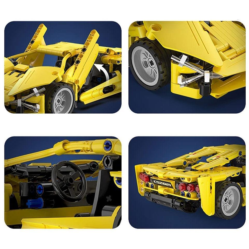 Đồ Chơi Lắp Ráp Xe Thể Thao Lightning Sports Car - CaDA C52021W