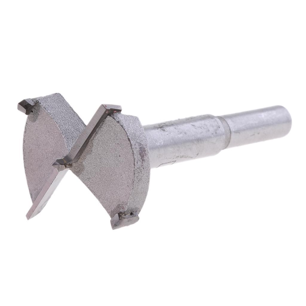 Woodworking Forstner Drill Bits Sets,2 PCS Wood Boring Hole Drilling with Round Shank 40mm 45mm