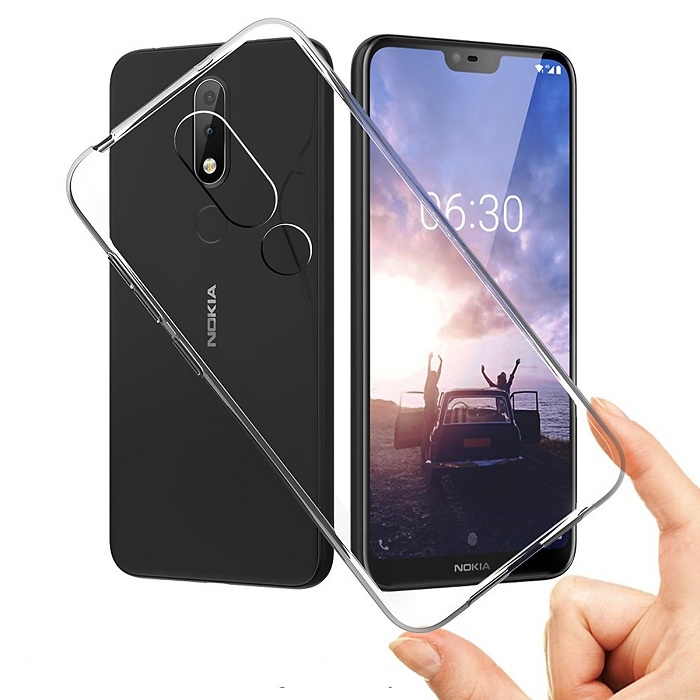 Ốp Lưng Dành Cho Nokia X6/6 Plus Silicon Dẻo Trong Suốt Siêu Mỏng Chỉ 0.5 mm