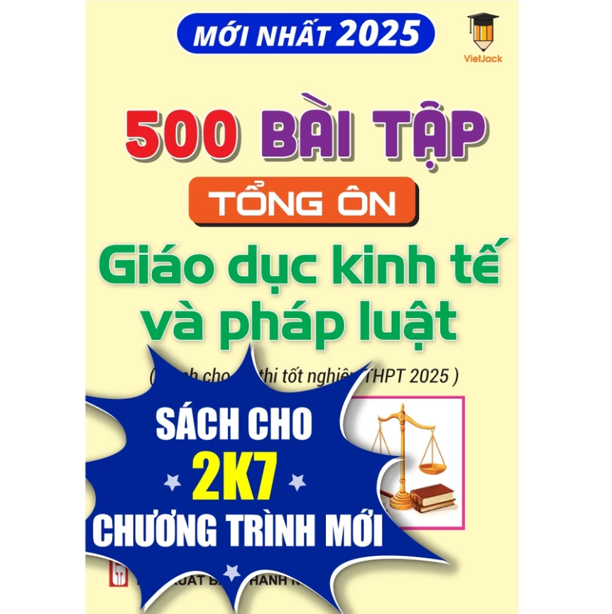 Sách - Combo Bài tập tổng ôn lớp 12 môn Toán, Lí, Hóa, Văn, Anh, Sinh Sử, Địa, KTPL (Dành cho ôn thi THPT 2025) VietJack