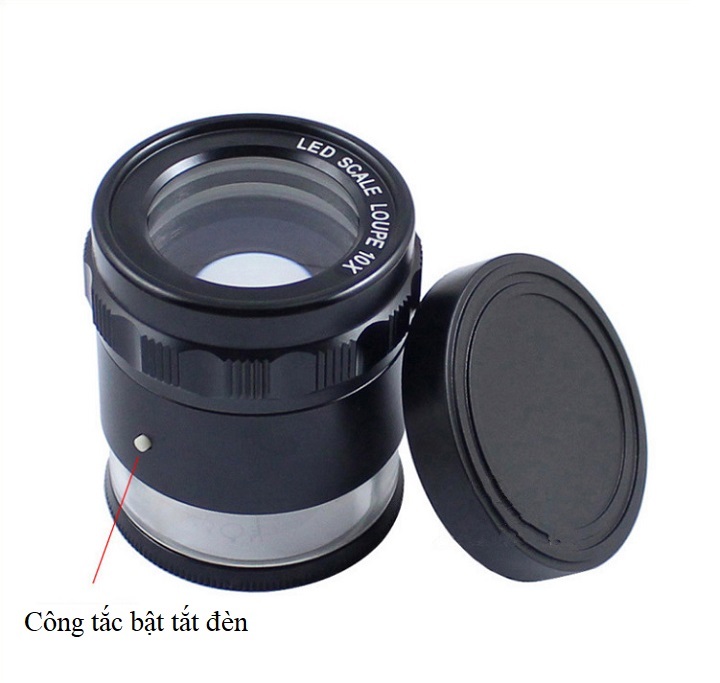 Kính lúp 10X có đèn cao cấp của Đức K7175 ( Made in Germany )