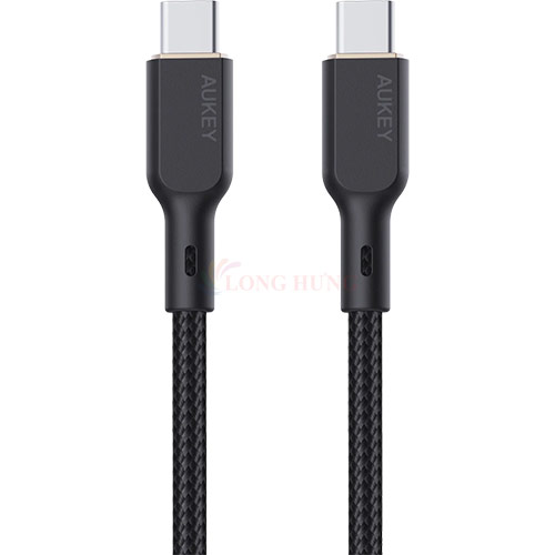 Cáp USB Type-C to Type-C Aukey Circlet Blink 100W 1m CB-KCC101/1.8m CB-KCC102 - Hàng chính hãng