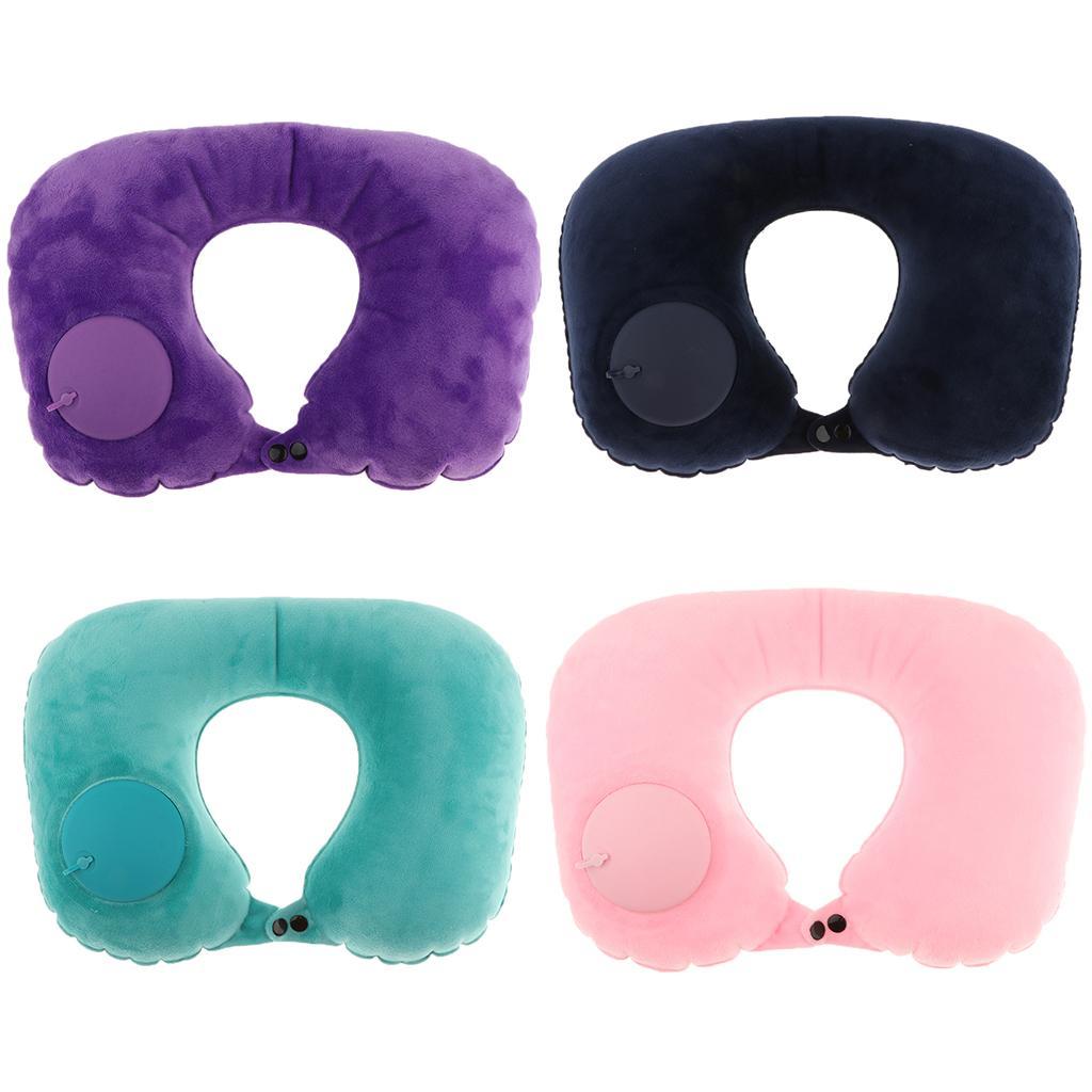 Washable Neck Support Headrest Travel Sleep U Shape Neck Pillows Cushion for Men Women