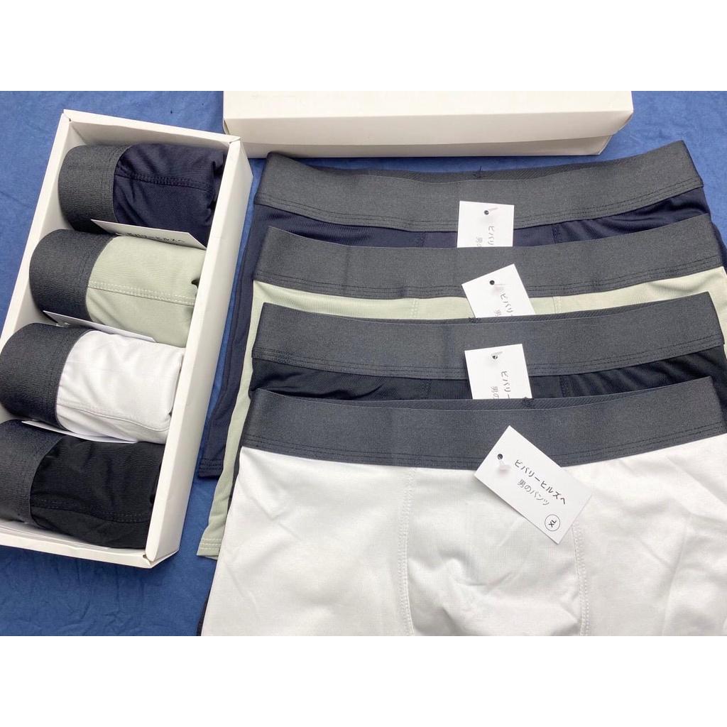 Quần sịp đùi nam chất thun mát co dãn 4 chiều, sịp boxer thông dụng hình ảnh thật 100%
