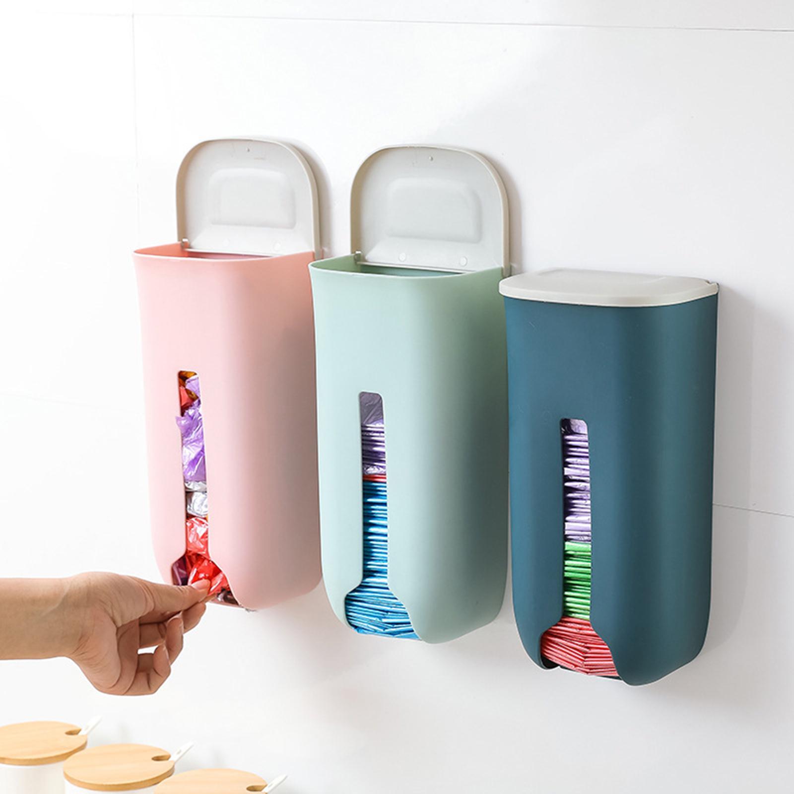 Underwear Hanging Storage Box with Open Cover Dustproof Grocery Bags Wall Organizer Lingeries Storage Holder Wardrobe Storage Box Punch Free