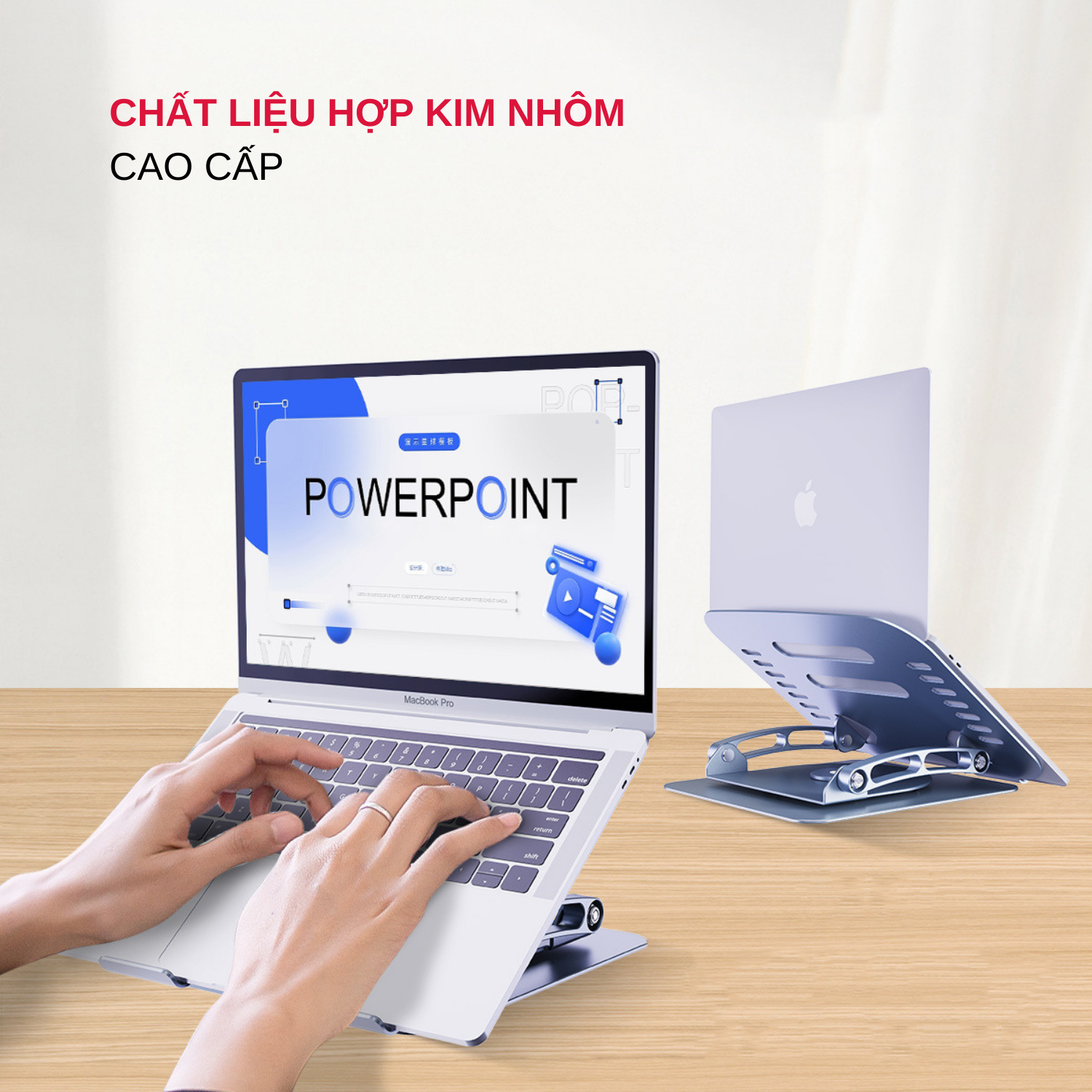 Giá Đỡ Máy Tính, Laptop Chất Liệu Hợp Kim Nhôm Cao Cấp Xoay 360 Độ. Hỗ Trợ Tản Nhiệt Chống Mỏi Cổ, Vai, Gáy Model FS088 V3.1. Hàng Chính Hãng Tamayoko