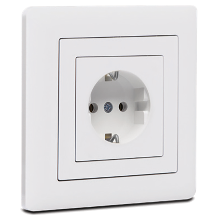 Ổ cắm đôi đa năng có công tắc BR025101