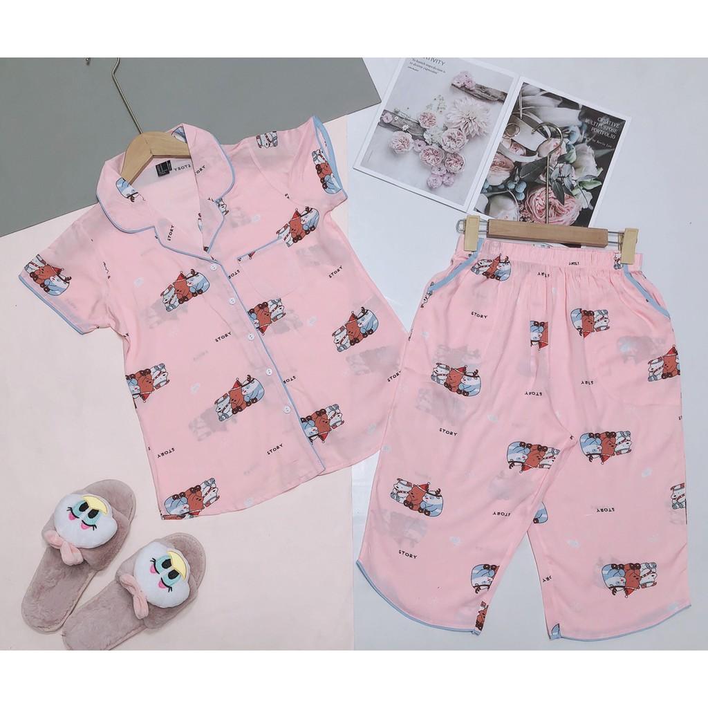 PIJAMA LỮNG CHẤT LANH SIÊU XINH