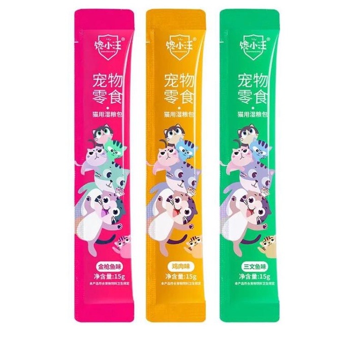 Súp Thưởng Cho Mèo Shizuka/ Pet Snacks/ Ciaowang/ Bệ Hạ/ Catfood Liebao Thanh 15g, Cung Cấp Đầy Đủ Dinh Dưỡng