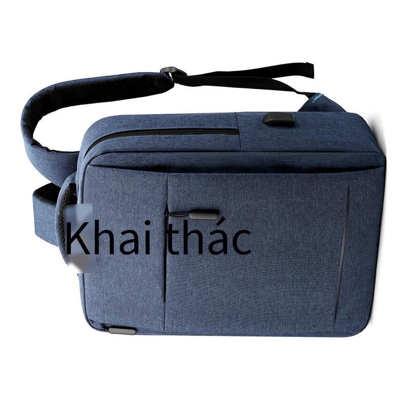 Phong cách mới nhất của túi đeo vai bằng vải Oxford thiết kế logo nâng cấp túi đựng máy tính chống thấm nước văn phòng công sở ba lô du lịch học sinh cặp đi học