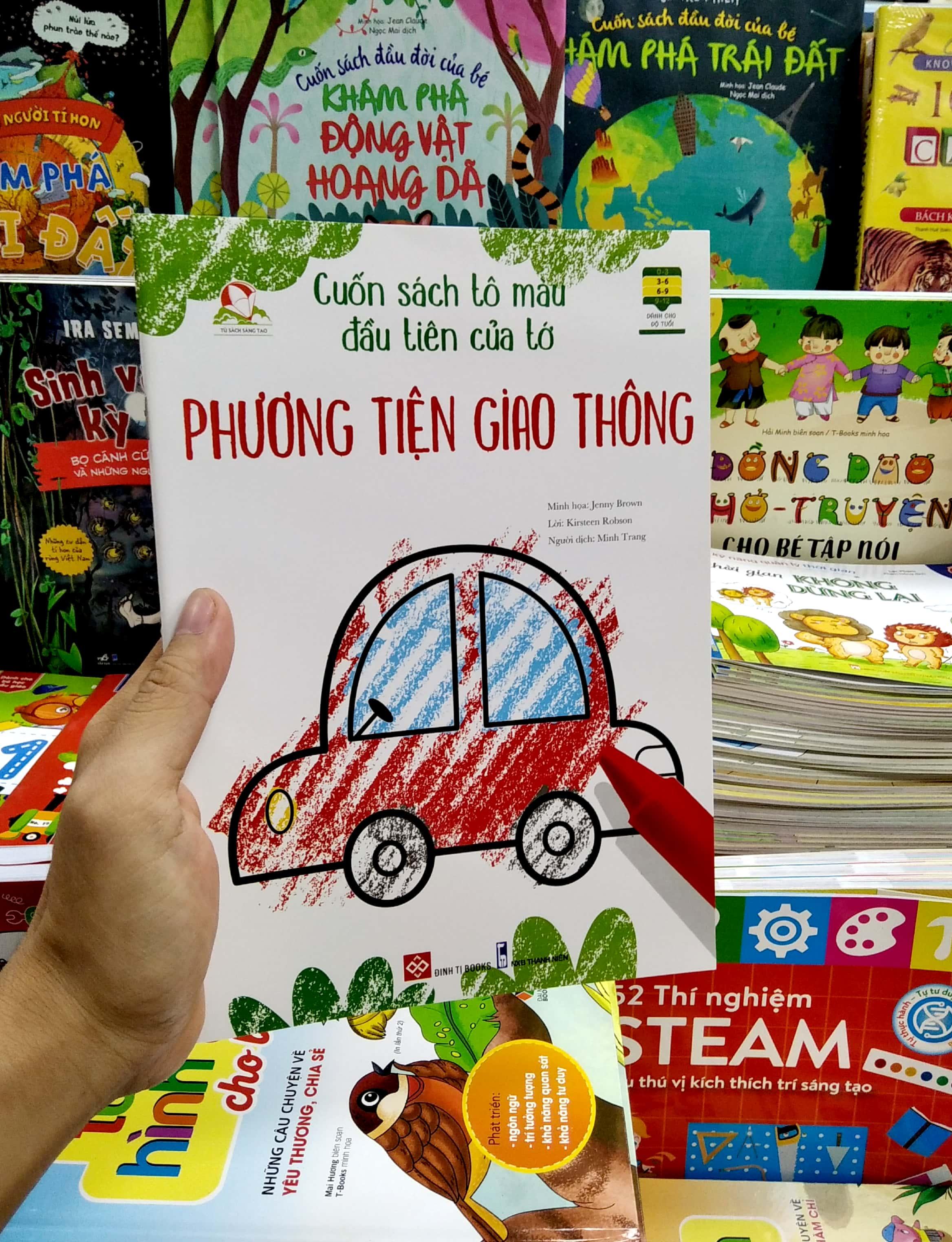 Hình ảnh Cuốn Sách Tô Màu Đầu Tiên Của Tớ - Phương Tiện Giao Thông