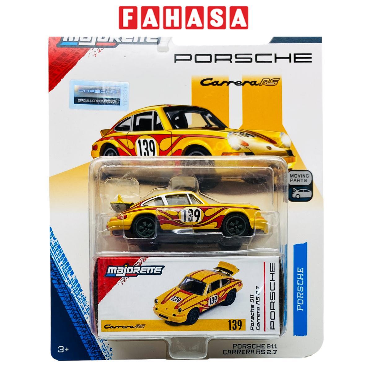 Đồ Chơi Mô Hình Xe Porsche Deluxe Cars - Majorette 8502101001 - Porsche 911 Carrera RS 2.7