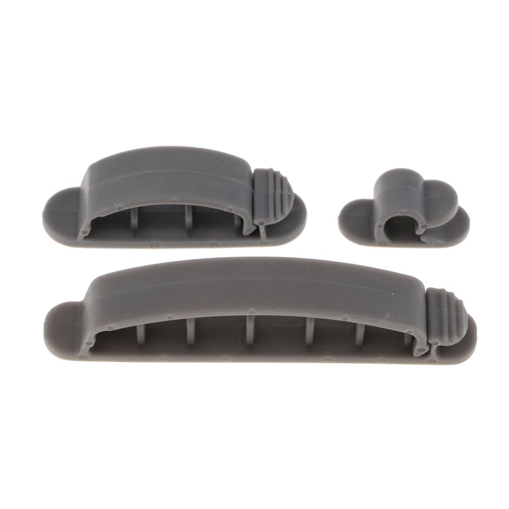 10Pcs Cables Management Wire Cord Clips Wall Desktop Clip Organizer
