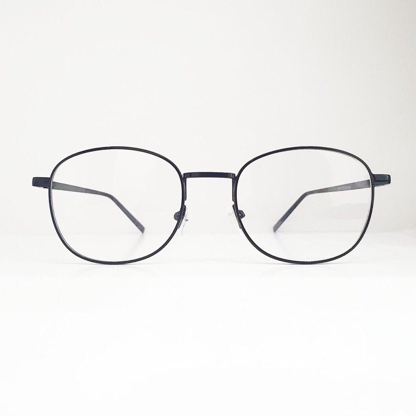 Kính Mắt vuông kim loại bản dày Hàn Quốc cao cấp