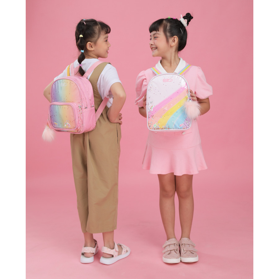 Ba Lô CLEVER HIPPO Rainbow - Glitter Galaxy BH2201/GALAXY