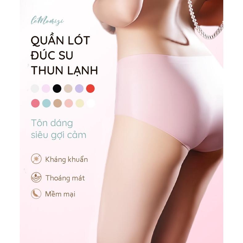   COMBO 5 Quần Lót Nữ Đúc Su thun lạnh không đường may cao cấp kháng khuẩn LeMOMIZI Size M-XXL (35-75kg) 