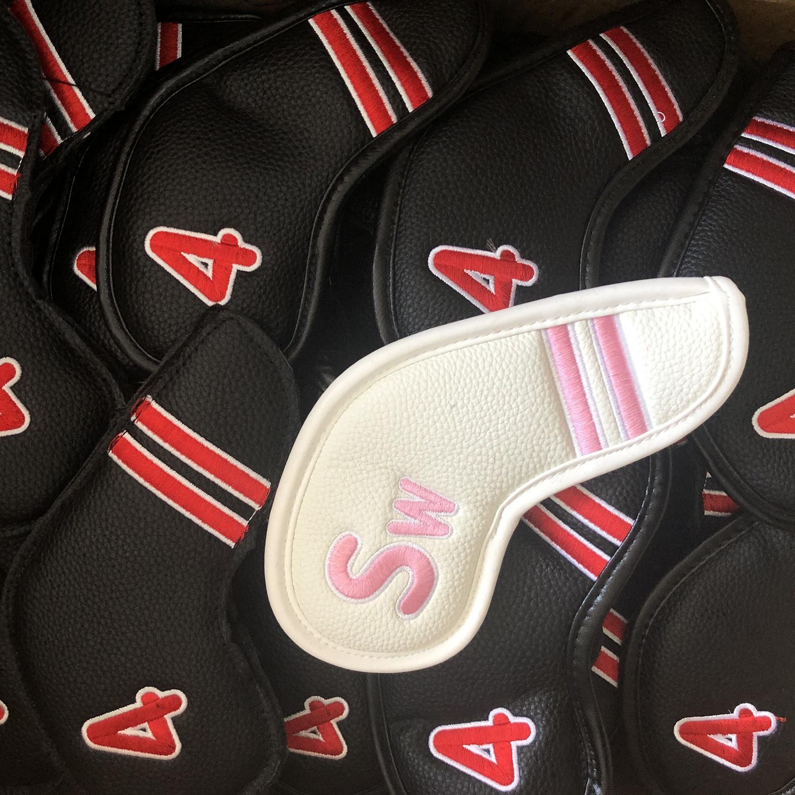 9x Golf Iron Head Covers Waterproof Headcovers Wedges W/ No.Tag