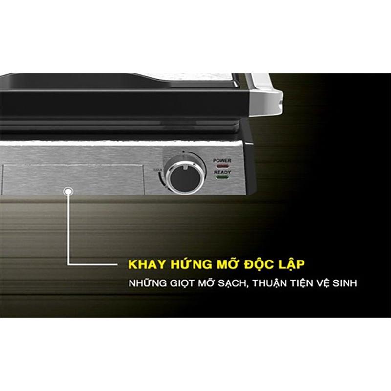 Kẹp nướng điện Sandwich Tiross TS9657 - Hàng chính hãng