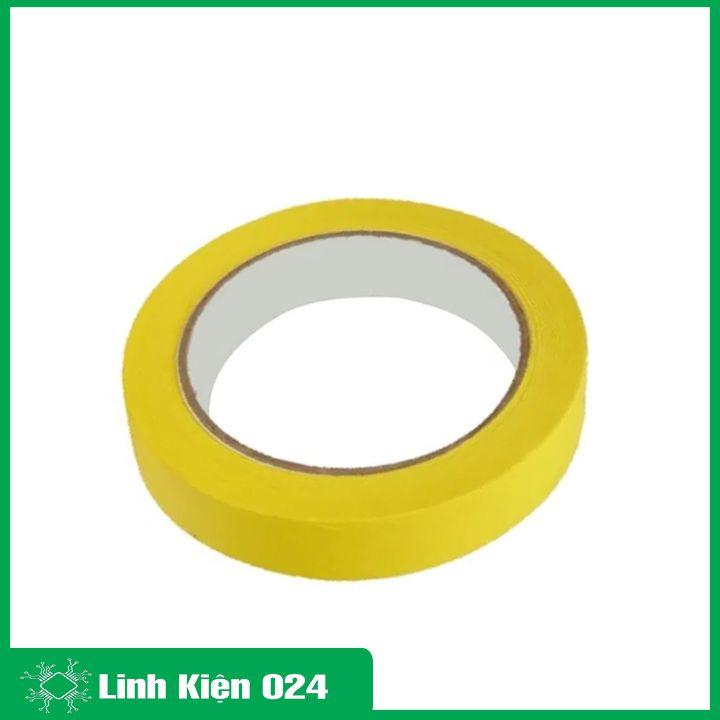 Băng dính vàng quấn biến áp xung chiều rộng 25/30/35/40/50/60mm chịu nhiệt độ cao cuộn dài 66 mét