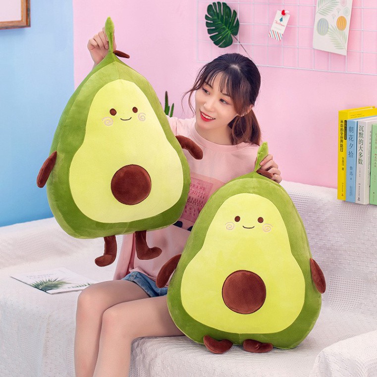 Gấu bông bơ nhồi bông êm mịn dễ thương