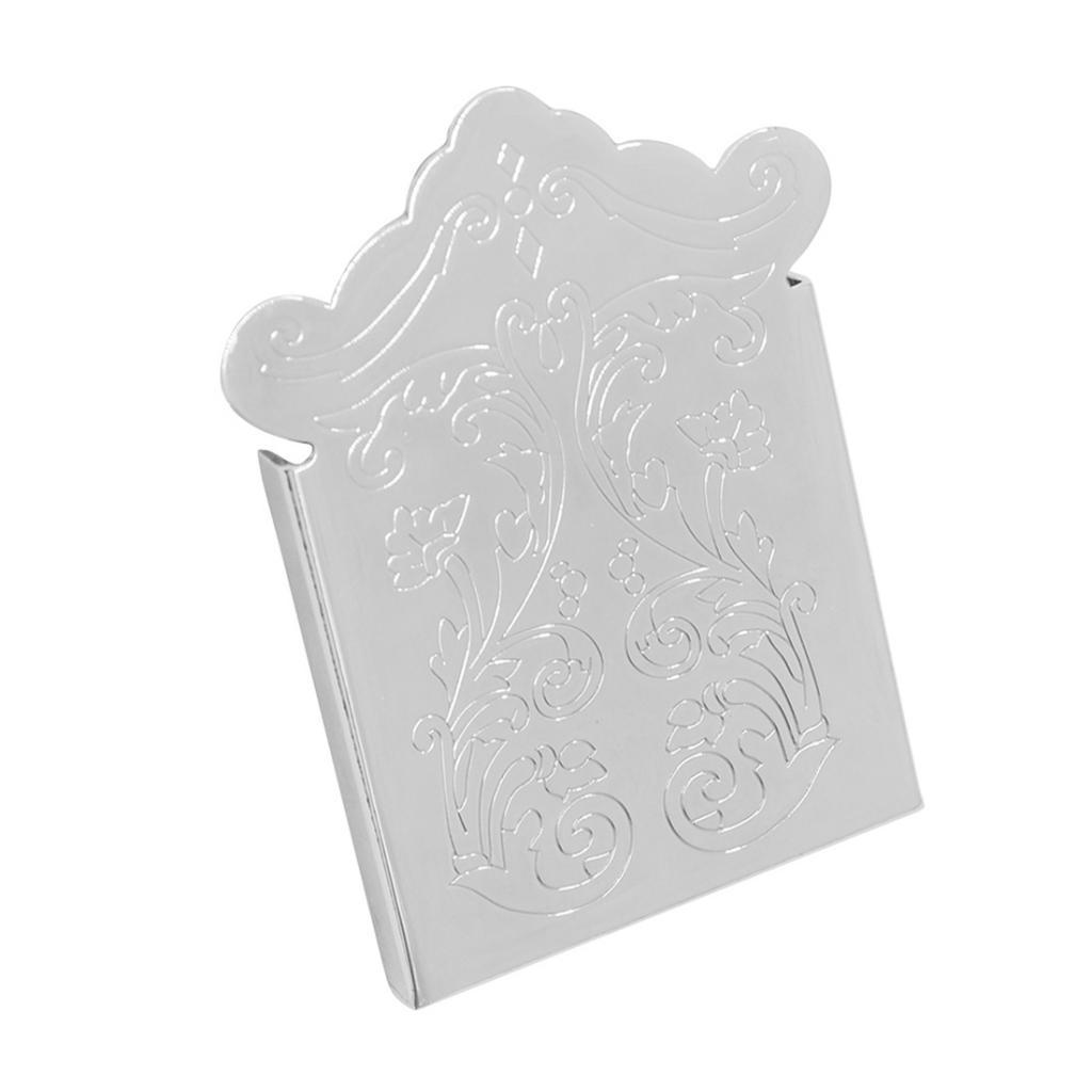 DIY Metal Bridge Tailpiece Engraving Flower Pattern for Mandolin Parts