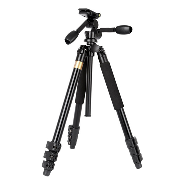 Combo Chân Máy Ảnh Tripod Beike Q-620 + Remote Cho Máy Ảnh - Hàng Nhập Khẩu