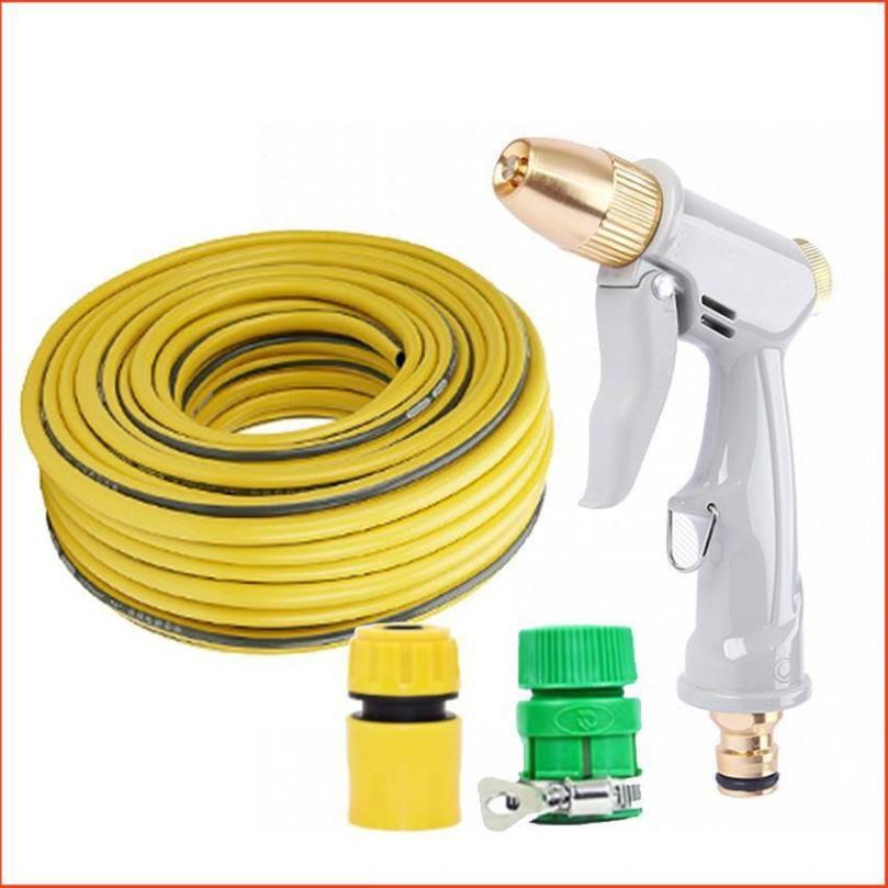 Bộ dây vòi xịt nước rửa xe, tưới cây tăng áp 3 lần, loại 15m 206846