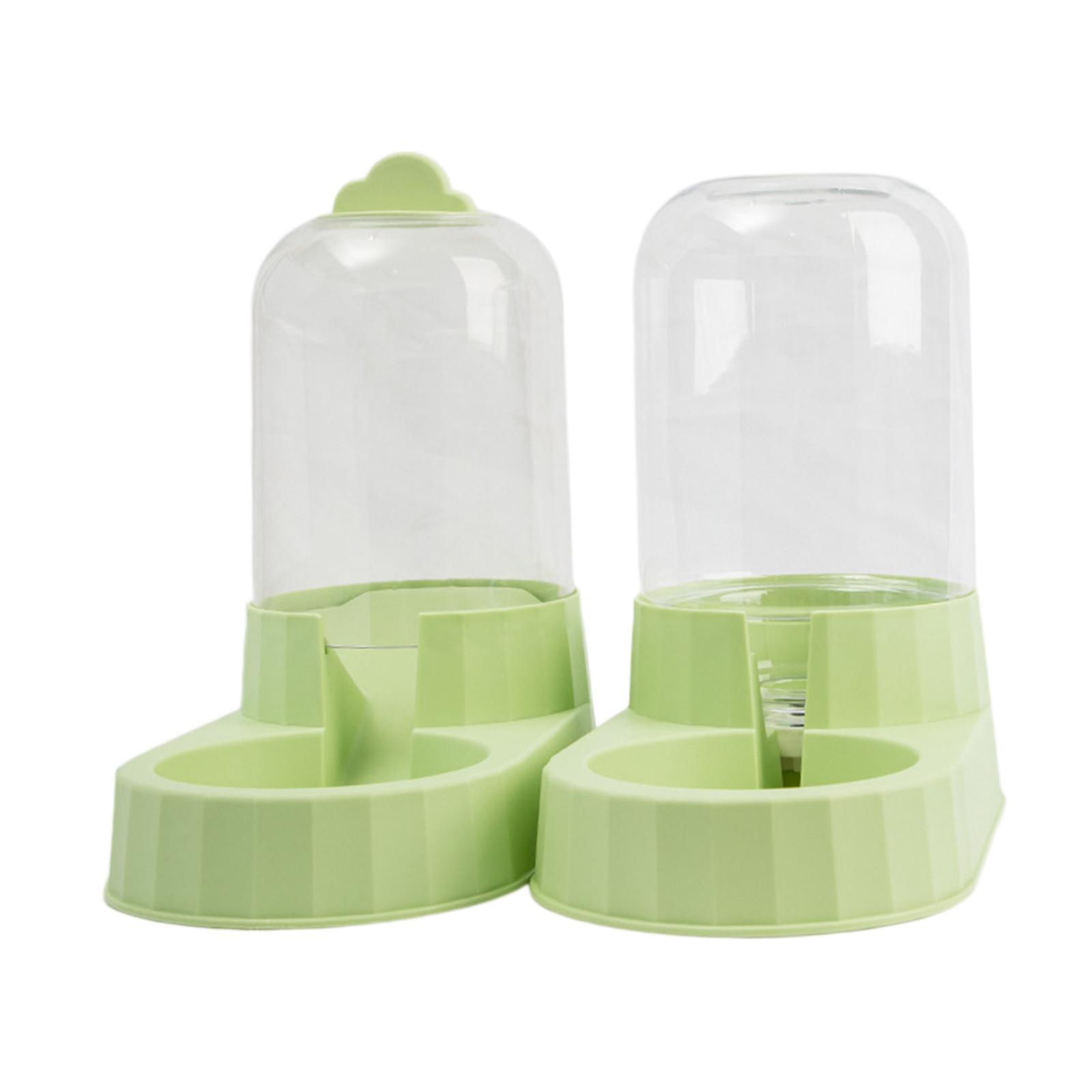 Automatic Pet Feeder Food Dispenser Feeding Station Pet Feeding Bowl Cats Feeder Container for Small Medium Dogs Cats Pet Supplies Household