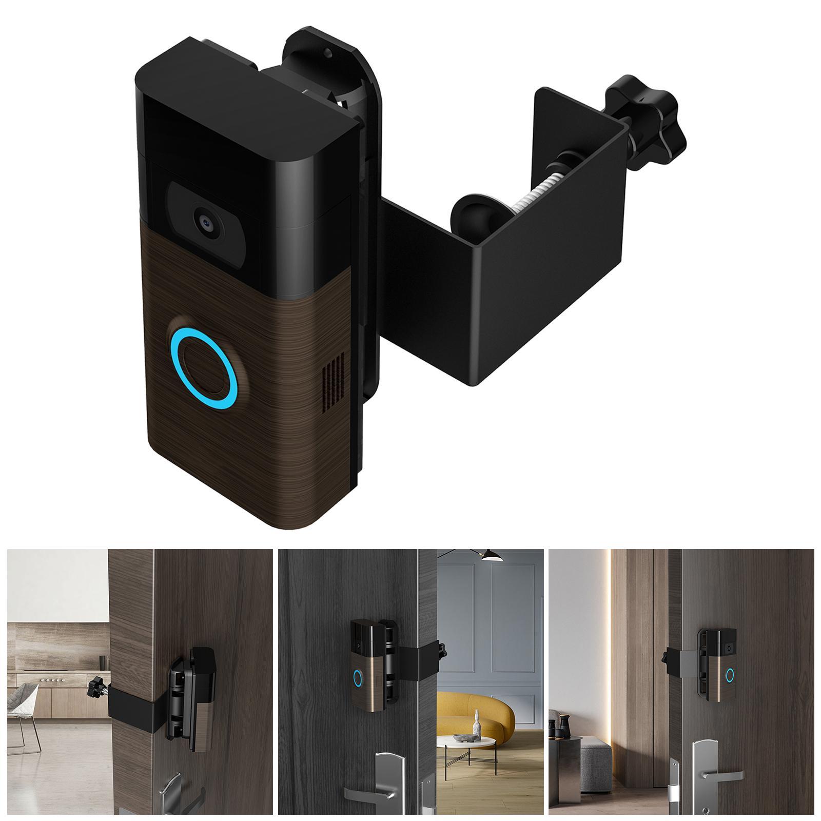 Anti Theft Doorbell Mount Stainless Steel Accs Doorbell Holder for Apartment