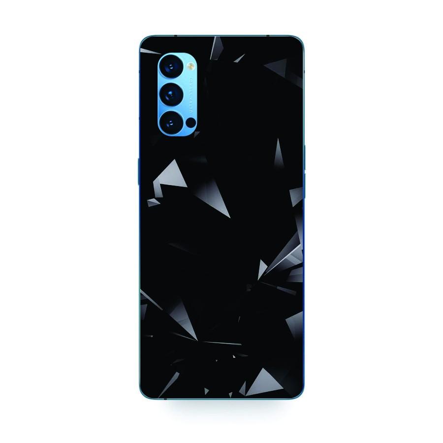 Miếng Dán Skin 3D mặt lưng dành cho OPPO reno 5 / reno 4 / reno 4pro, chống trầy xước, hình ảnh 3D sắt nét