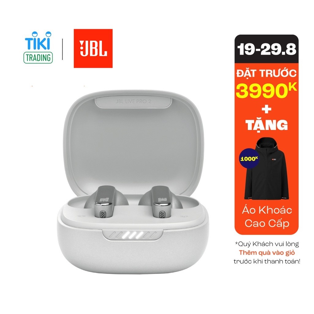 Tai Nghe Truewireless Chống Ồn JBL Live Pro 2 TWS - Hàng Chính Hãng