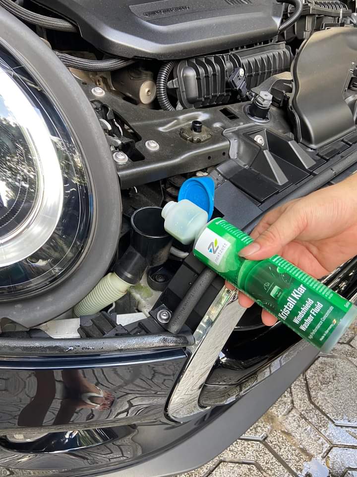 nextzett Nước vệ sinh kính lái dạng đậm đặc (Nước đổ kính) - Kristall Klar Windshield Washer Fluid, pha 1:200, 250 ML
