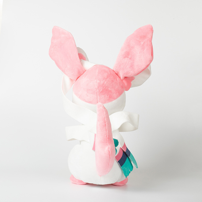 Gấu bông pokemon eevee (eevui) Sylveon hệ tiên (20cm---&gt;30cm) nguyên tem nguyên tag xịn mịn đẹp hàng cao cấp, an toàn cho trẻ nhỏ