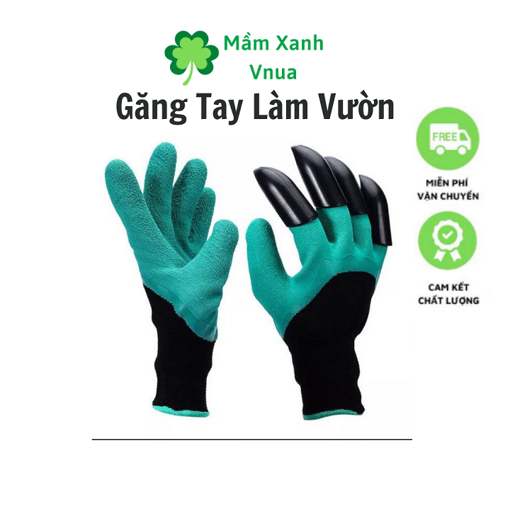 Găng Tay Làm Vườn Có Móng Vuốt Chuyên Dụng - Dễ dàng đào xới đất - Co giãn đàn hồi rất êm ái